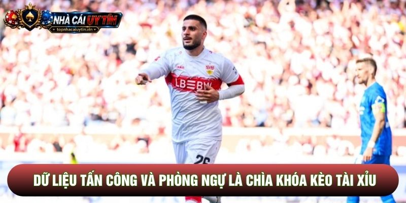 Dữ liệu tấn công và phòng ngự là chìa khóa kèo tài xỉu Dữ liệu tấn công và phòng ngự là chìa khóa kèo tài xỉu