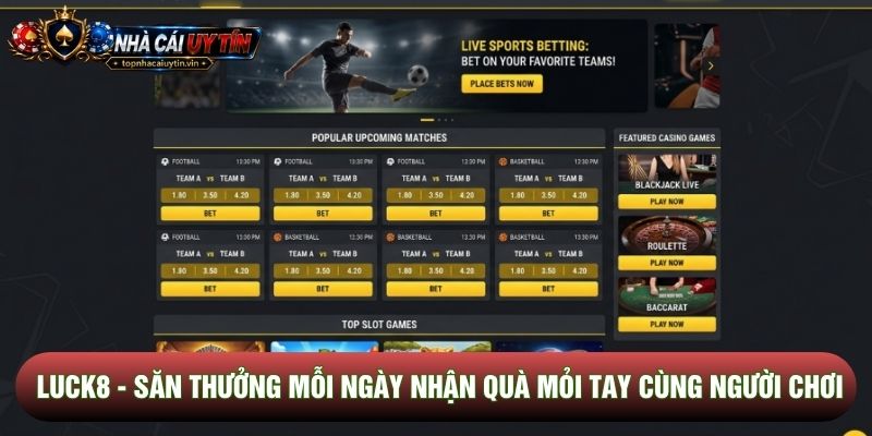Luck8 - Săn Thưởng Mỗi Ngày Nhận Quà Mỏi Tay Cùng Người Chơi