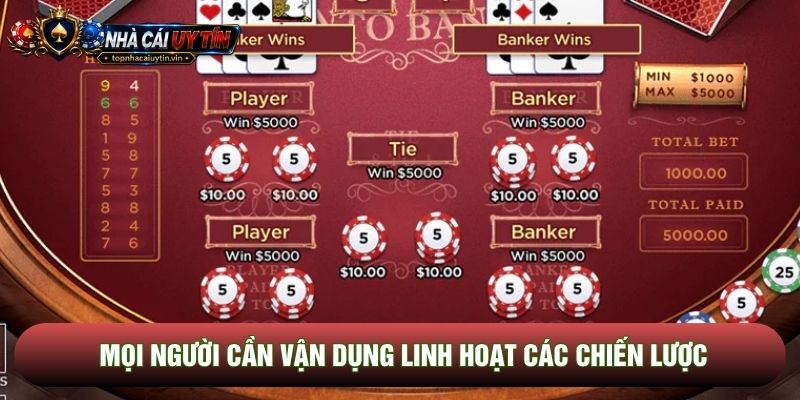 Mọi người cần vận dụng linh hoạt các chiến lược