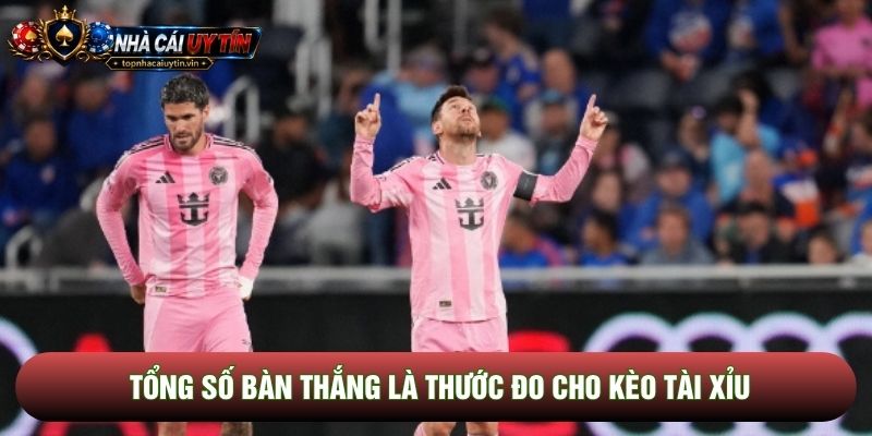 Tổng số bàn thắng là thước đo cho kèo tài xỉu Tổng số bàn thắng là thước đo cho kèo tài xỉu