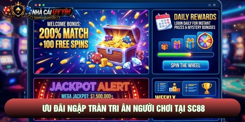 Ưu đãi ngập tràn tri ân người chơi tại Sc88
